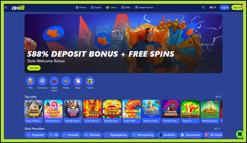 Alat kawalan bajet dan masa dalam akaun DK88 Casino