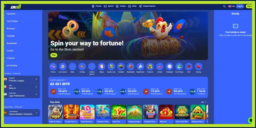 Meja langsung dan buku sukan dalam akaun DK88 Casino Meja langsung dan buku sukan dalam akaun DK88 Casino