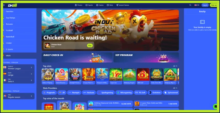 Lobi permainan slot dan meja DK88 Casino Lobi permainan slot dan meja DK88 Casino